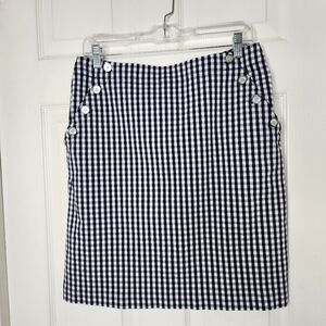 Black and white check‎ J. McLaughlin NWOT skirt womens 10